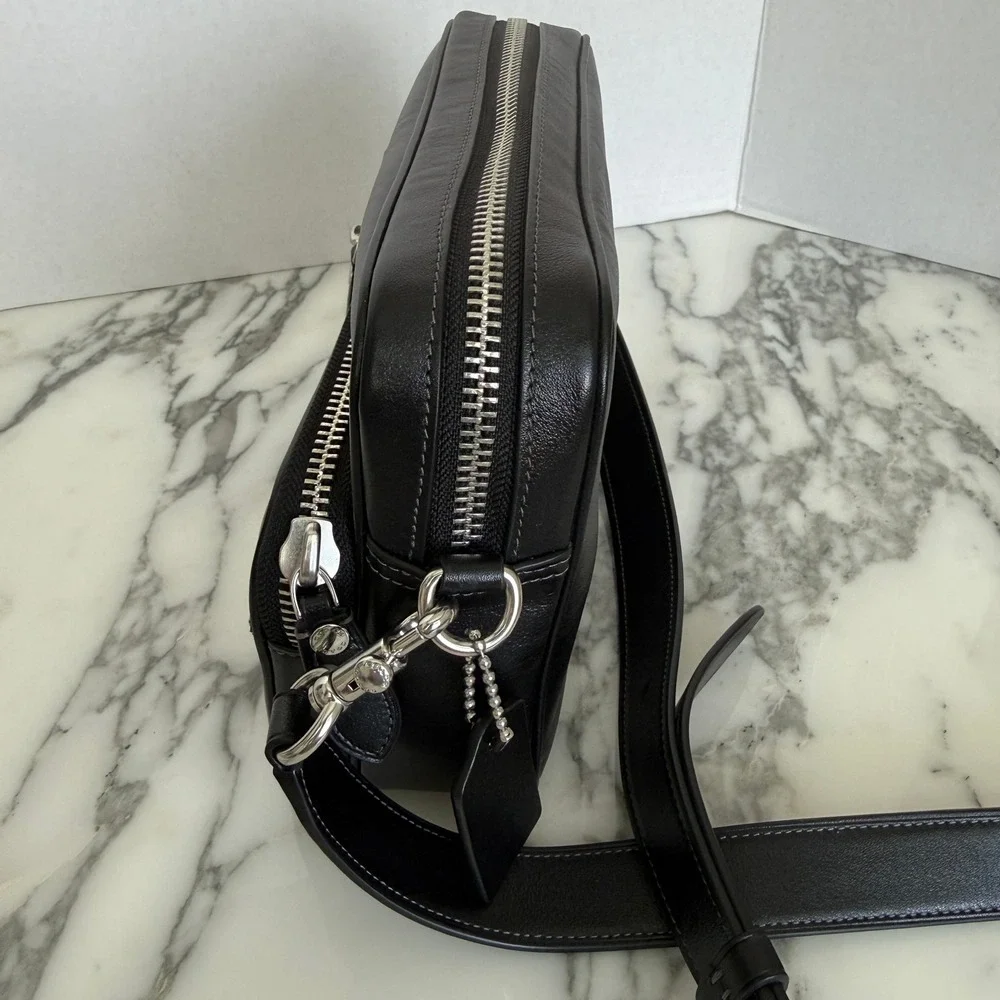 Coach Dakota Crossbody Bag Black Leather w/ box, NWT